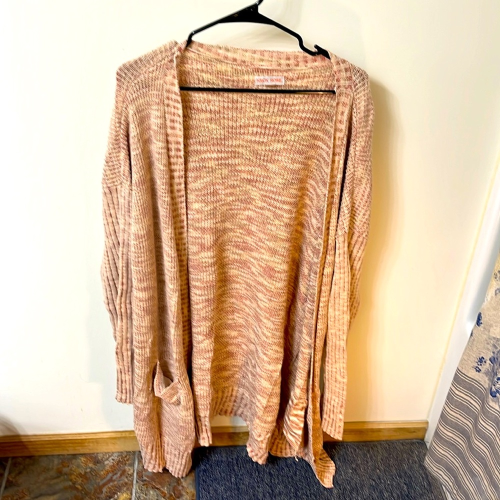 Pink cardigan